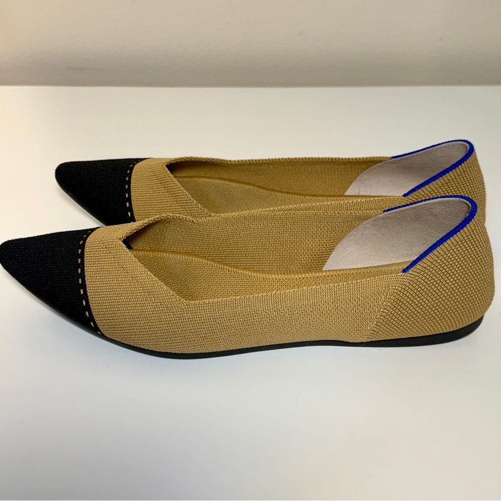 Rothy’s Camel Cap Toe Flats - Picture 10 of 15